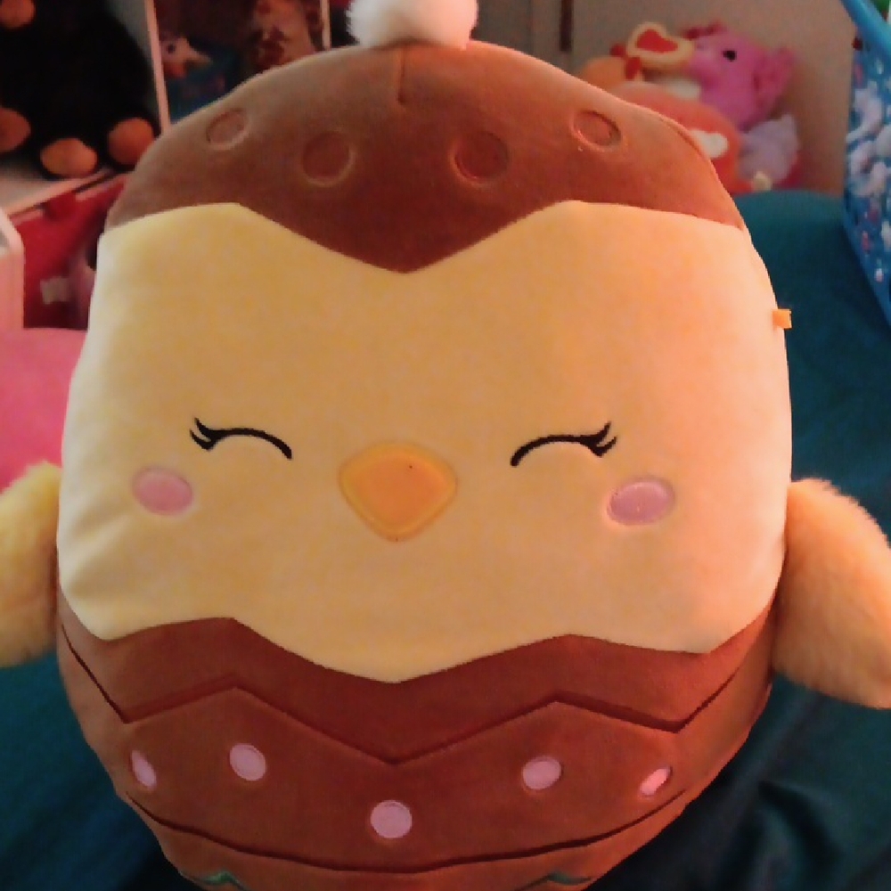 Squishmallows Brown and Yellow Chick Plush - Picture 1 of 2
